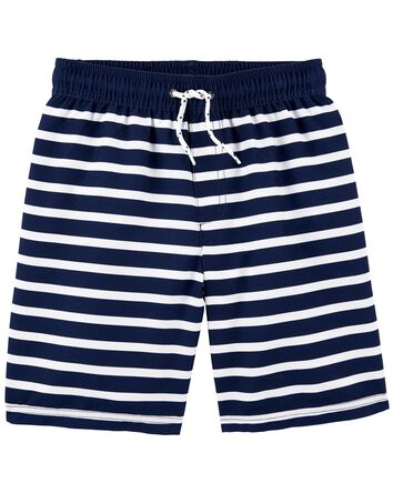 Kid Striped Swim Trunks, 