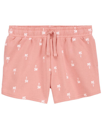 Kid Palm Tree Pull-On French Terry Shorts, 