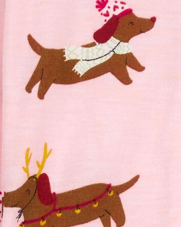 1-Piece Christmas Dog PurelySoft Footie Pajamas, 