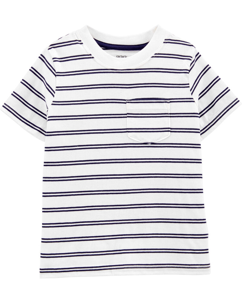 Toddler Striped Pocket Tee, image 1 of 3 slides