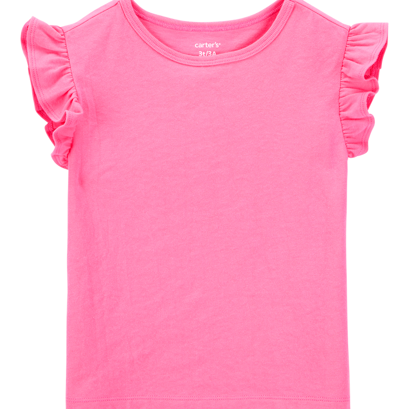 Pink Toddler Solid Short-Sleeve Fashion Top - Pink | carters.com