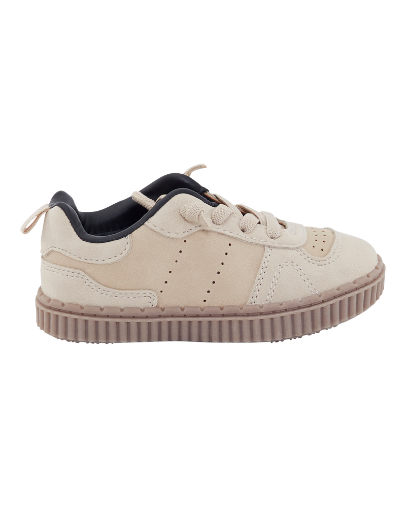 Toddler Casual Sneakers -Beige, image 2 of 7 slides