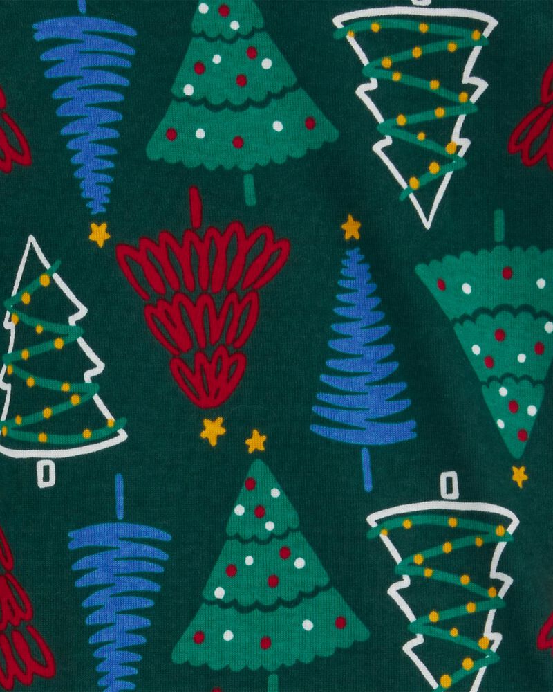 Toddler 2-Piece Christmas Tree 100% Snug Fit Cotton Pajamas, image 2 of 3 slides