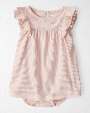 Baby Pointelle Romper Made With Organic Cotton, 