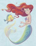 Kid The Little Mermaid Disney Princess Tee, image 2 of 2 slides