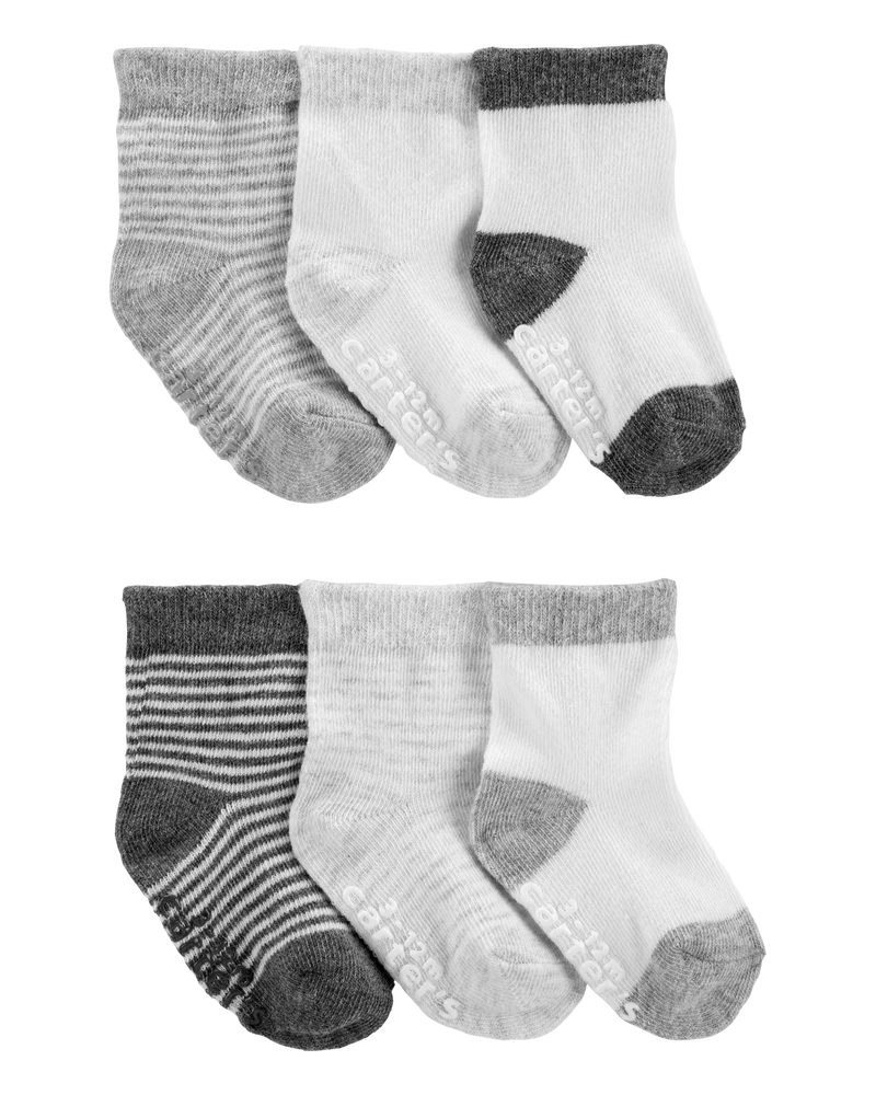 Baby 6-Pack Booties, image 1 of 8 slides