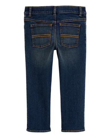 Baby Straight Leg Denim Jeans, 