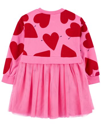 Heart Long-Sleeve Dress, 