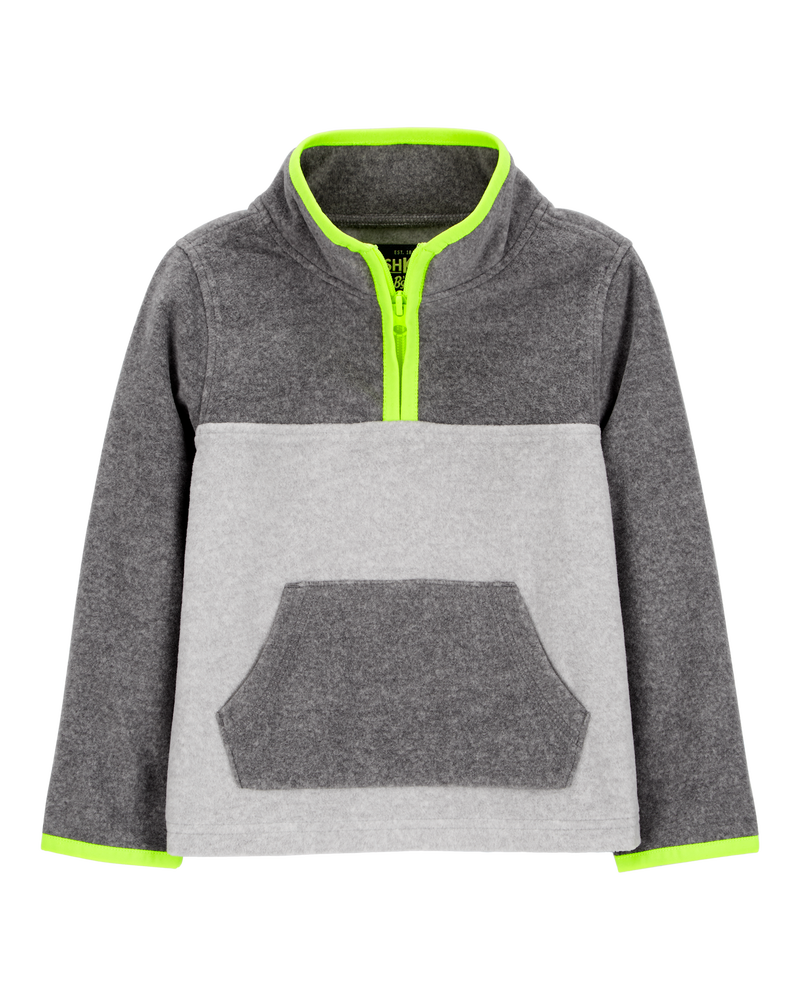 Toddler Quarter-Zip Microfleece Pullover, image 1 of 3 slides