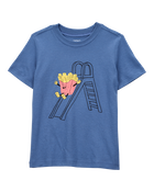 Toddler Boy French Fries Short-Sleeve Graphic Tee - Navy, image 1 of 3 slides