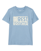 Toddler Boy Best Brother Short-Sleeve Graphic Tee - Blue, image 1 of 3 slides