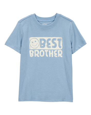 Toddler Boy Best Brother Short-Sleeve Graphic Tee - Blue, 