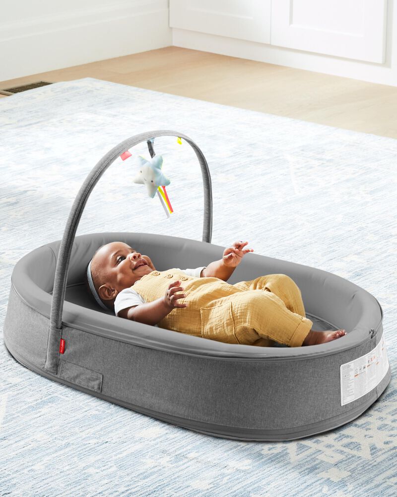 Playful Retreat Baby Nest - Grey Melange, image 10 of 15 slides
