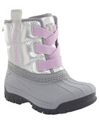 Kid Lace -Up Snow Boots, image 1 of 7 slides