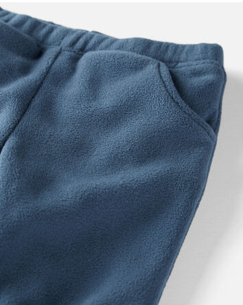 Baby Microfleece Set Made with Recycled Materials in Dark Sea Blue
, 