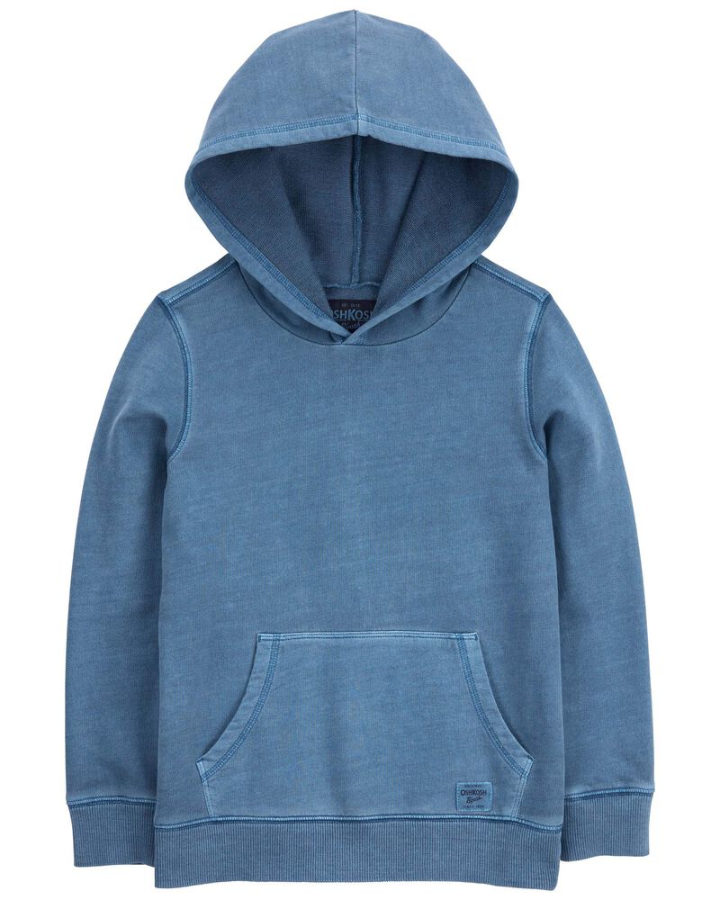 Kid French Terry Lined Hooded Pullover, image 1 of 3 slides