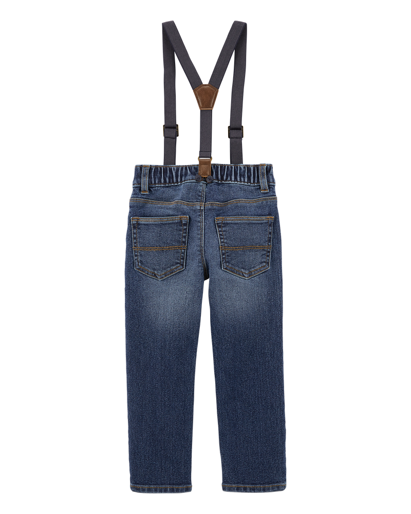 Toddler Favorite: Stretch Denim Suspenders, image 2 of 4 slides