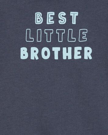 Best Little Brother Short-Sleeve Bodysuit - Blue, 