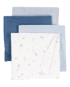 Baby 4-Pack Receiving Blankets, image 1 of 5 slides