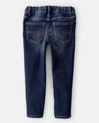 Toddler Dark Blue Wash Classic Jeans, image 2 of 5 slides
