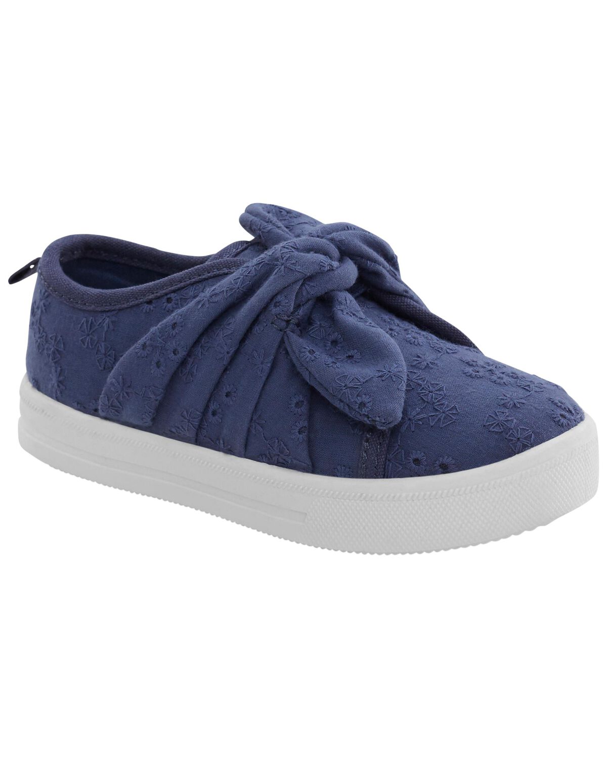 Blue Toddler Eyelet SlipOn Shoes