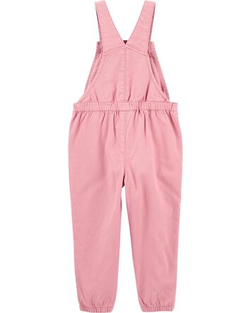 Toddler Tie-Front Twill Overalls, 
