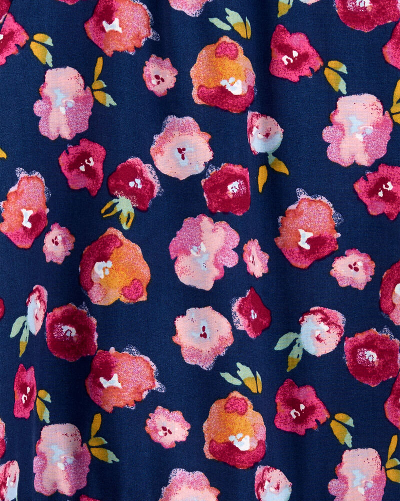 Toddler Floral Drop Waist Dress, image 3 of 4 slides