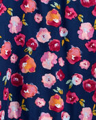 Toddler Floral Drop Waist Dress, image 3 of 4 slides