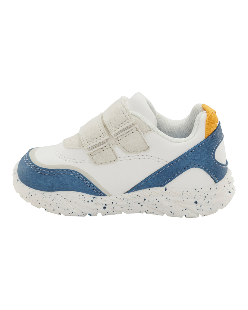 Baby  Every Step® First Walker Fashion Sneakers - White/Blue, image 6 of 7 slides