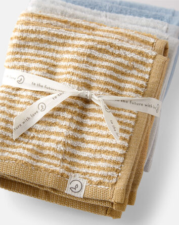 6-Pack Organic Cotton Washcloths, 