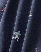 Baby Boy 2-Piece Football PurelySoft Pull-On Pants - Navy/Grey, image 3 of 7 slides