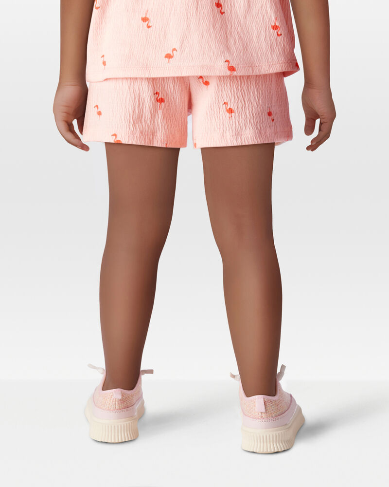 Toddler 2-Piece Flamingo Pom Pom Tank & Play Shorts Set - Pink
, image 9 of 9 slides