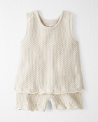 Toddler 2-Piece Organic Cotton Sweater Knit Set, image 1 of 4 slides