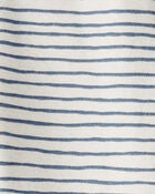 Baby Organic Cotton Sleep & Play Pajamas in Stripes, image 3 of 4 slides