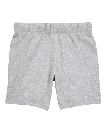 Boys Pull-On French Terry Shorts - Grey, 