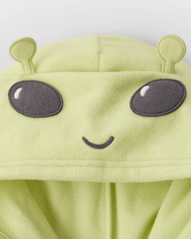 Boys Alien Fleece Long-Sleeve Snug Fit 1-Piece Pajamas, image 2 of 3 slides