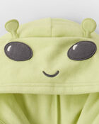 Boys Alien Fleece Long-Sleeve Snug Fit 1-Piece Pajamas, image 2 of 3 slides