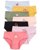 Kid 7-Pack Weekdays Hipster Stretch Cotton Undies, image 1 of 2 slides