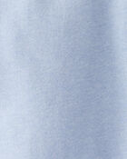 Kid French Terry Drawstring Pants - Blue, image 3 of 4 slides