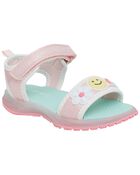 Toddler Smiley Face Light-Up Sandals, image 1 of 7 slides
