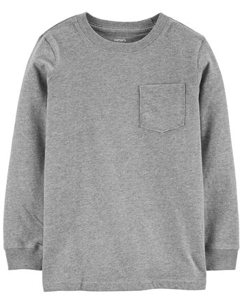 Long-Sleeve Pocket Tee, 