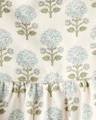 Baby Organic Cotton Floral-Print Dress, image 4 of 6 slides