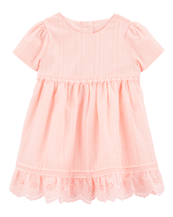 Baby Eyelet Babydoll Dress, 