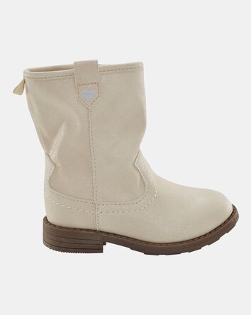 Toddler Cowgirl Boots - White, 