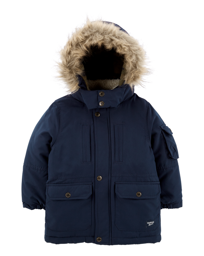 Fur hood jacket boys best sale
