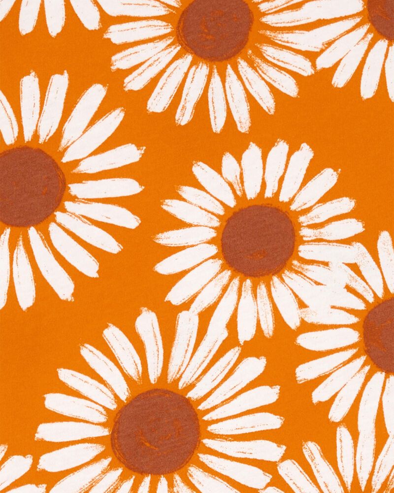 Kid Sunflower Cotton Dress, image 3 of 4 slides