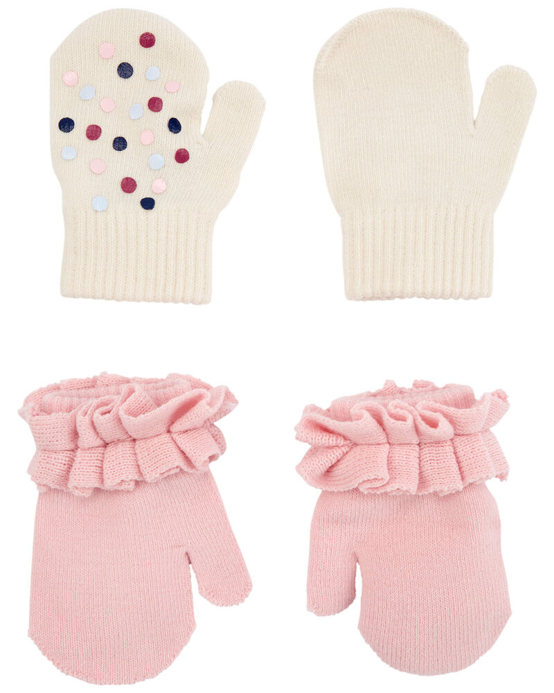 Toddler 2-Pack Gripper Mittens, image 2 of 3 slides