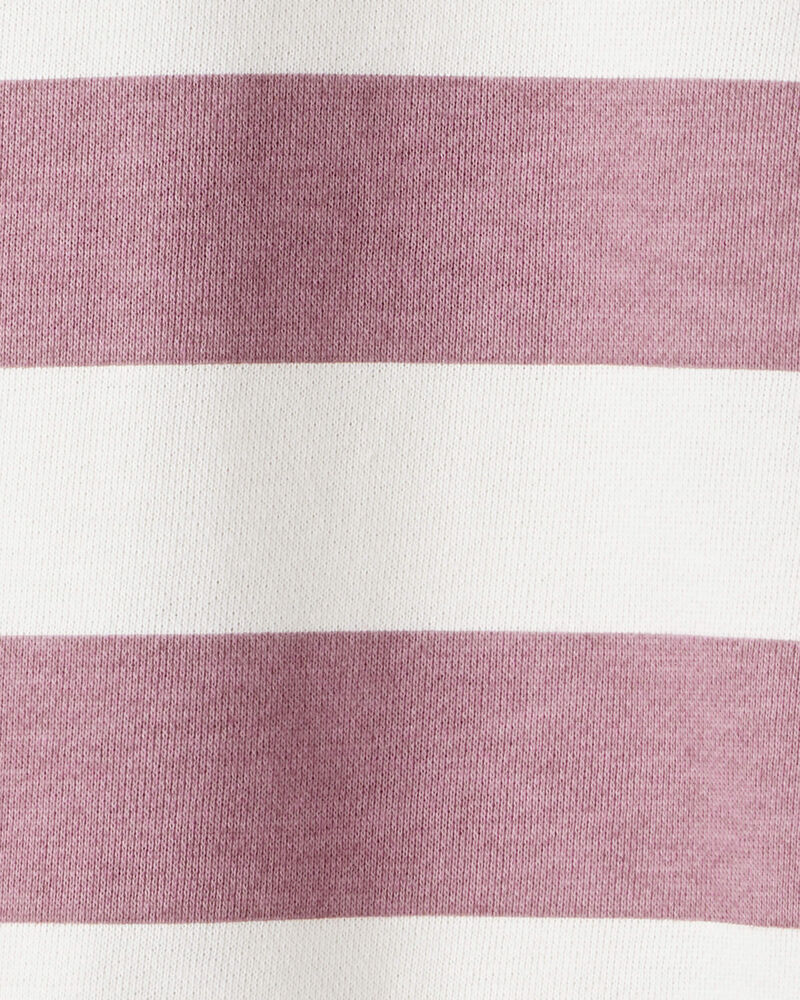 Boys Organic Cotton Henley Top in Stripes, image 3 of 5 slides