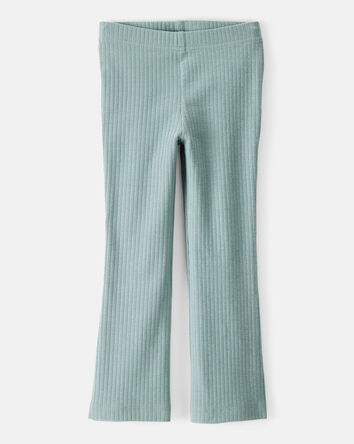 Toddler Girl Cotton Flare Active Pants - Green, 