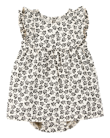 Baby Floral Print Sunsuit, 